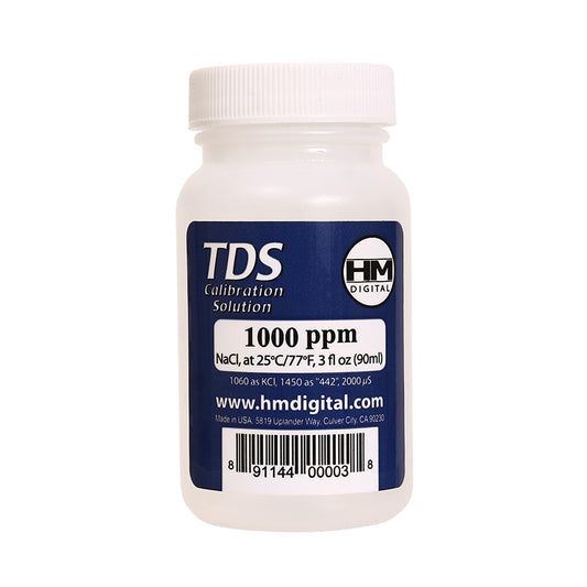 HM Digital TDS 1000 ppm Calibration Solution Bottle
