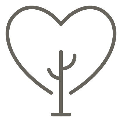 heart shaped tree icon