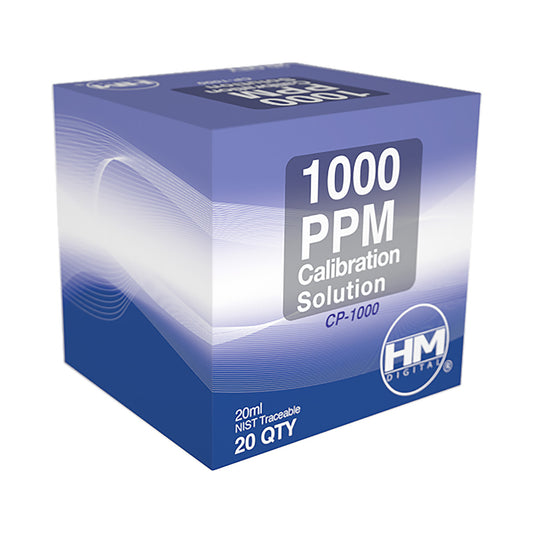 HM Digital TDS 1000 ppm Calibration Solution - 20 packets of 20ml