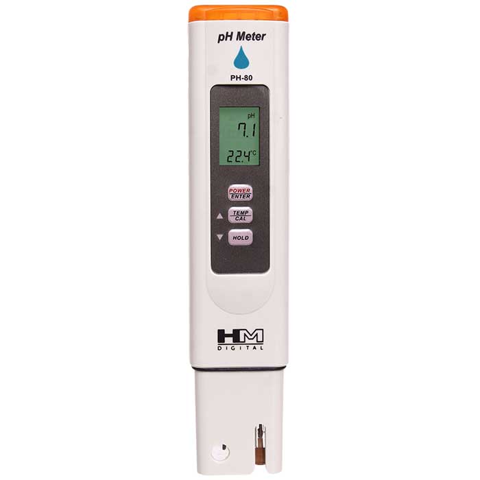 pH/Temp Water Resistant HydroTester PH-80